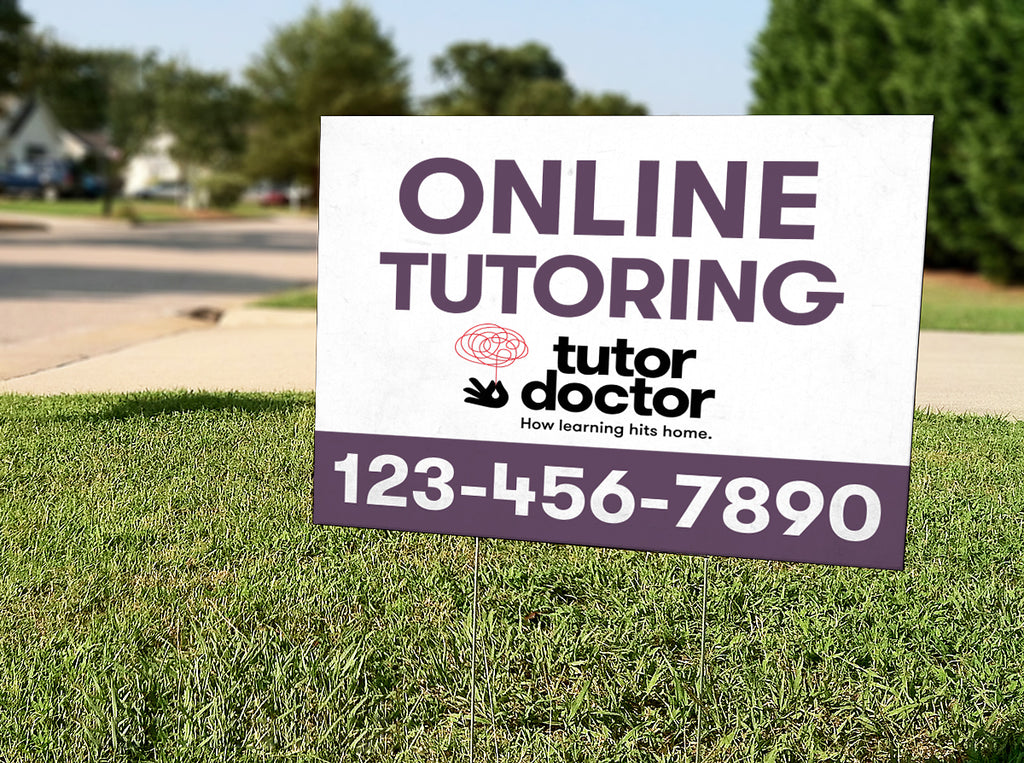 Lawn Sign - Online Tutoring vs. 2