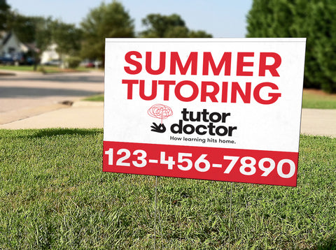 Lawn Sign - Summer Tutoring