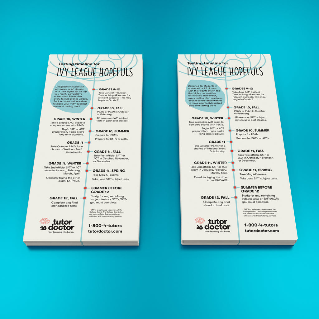 Test Prep Rack Card - Ivy League