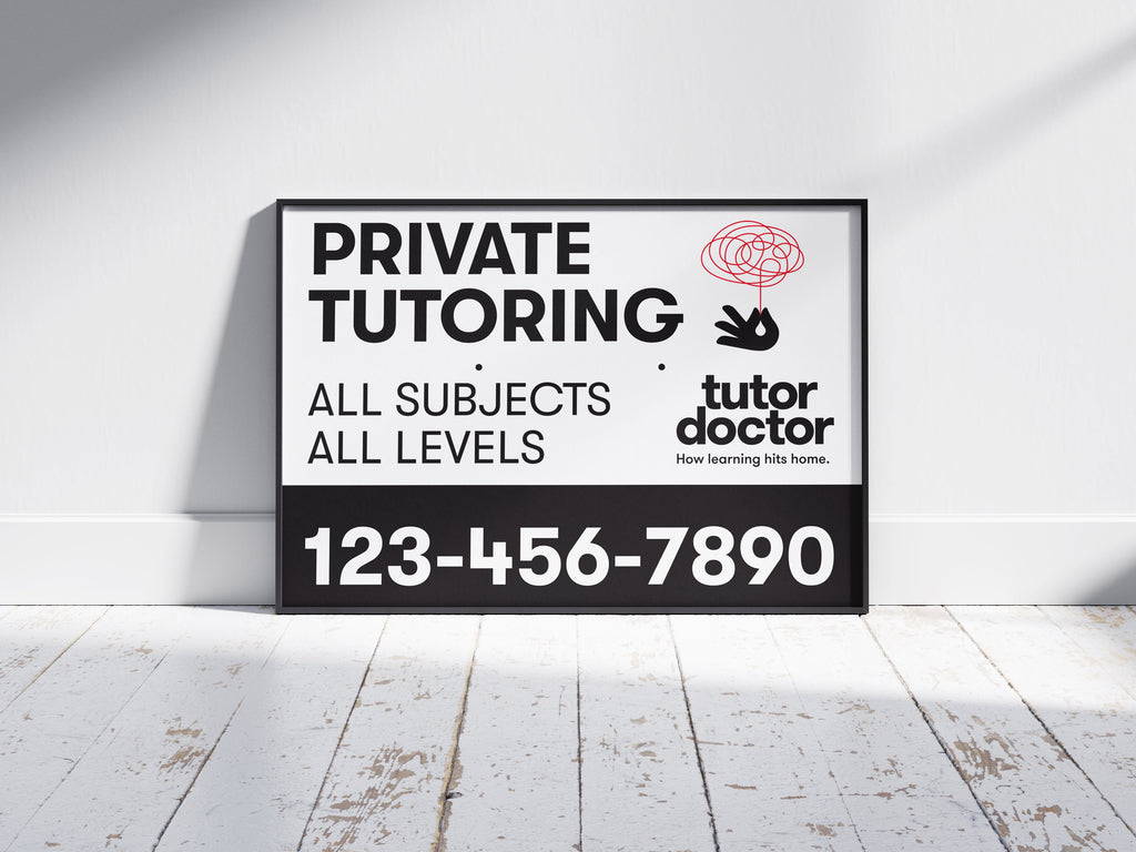 Private Lessons Sign Private Tutoring – Tutor Doctor Print