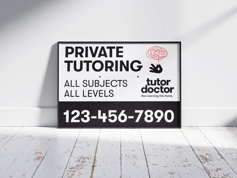 Pole Sign - Private Tutoring