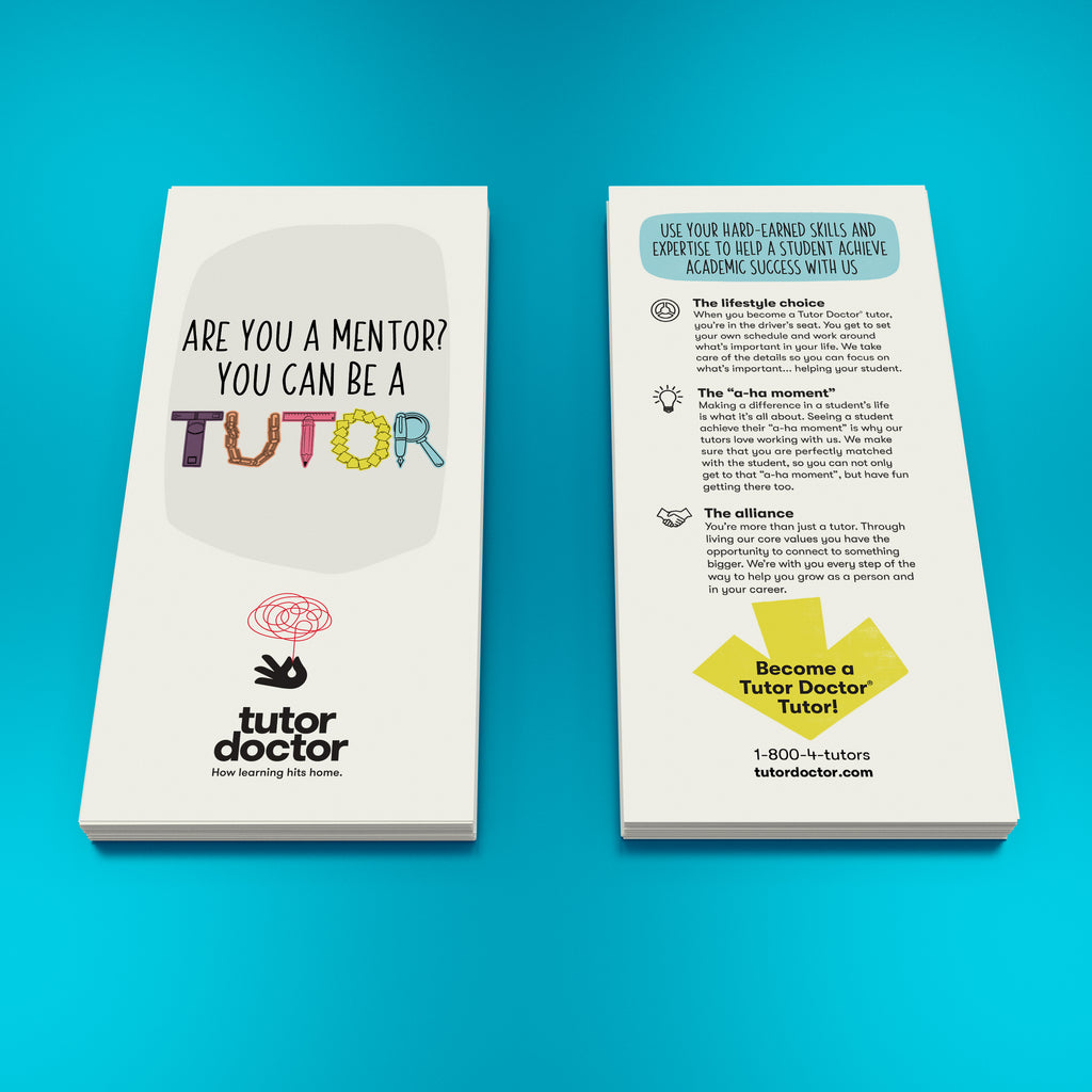 Tutor Recruitment Rack Card