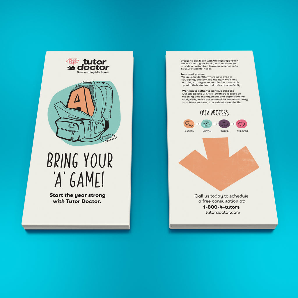 Back To School Rack Card