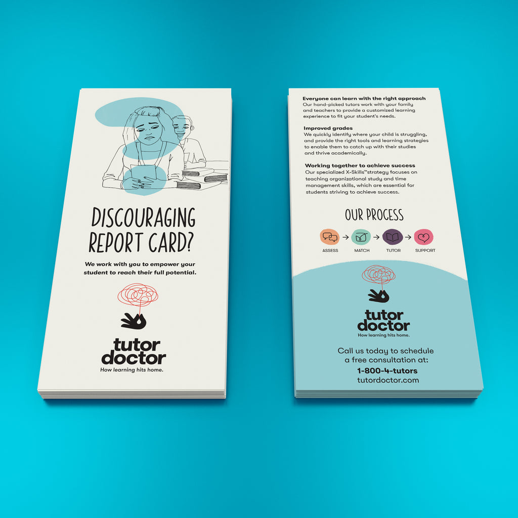 Report Card Rack Card