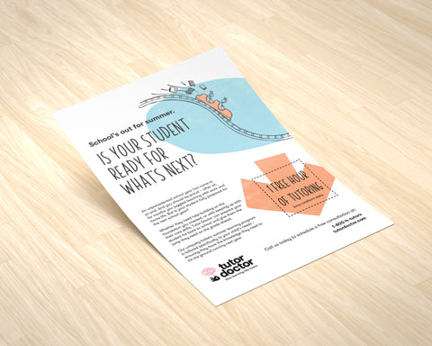 Summer Tutoring Flyer - Vs. 3
