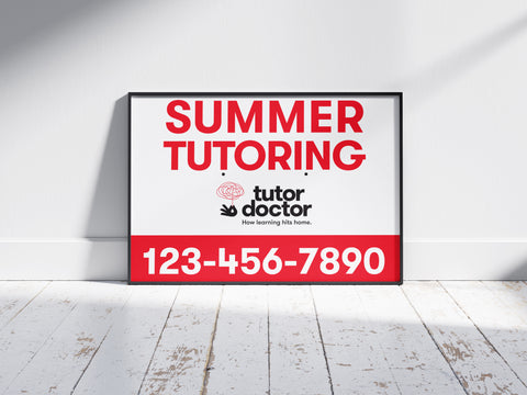 Pole Sign - Summer Tutoring