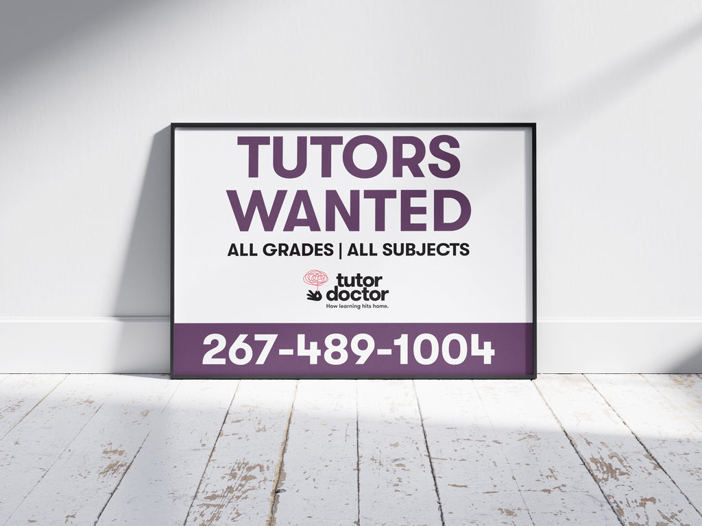Pole Sign - Tutors Wanted