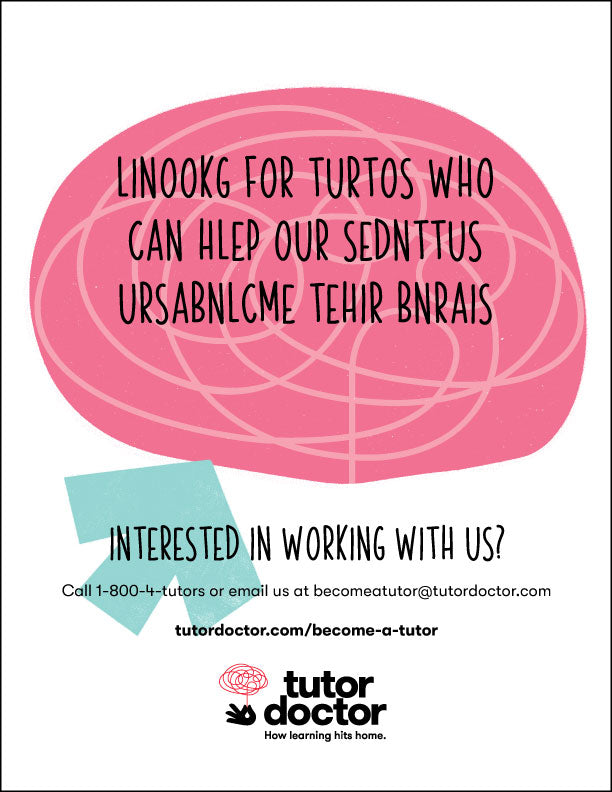 Tutor Recruitment Flyer - English Tutors