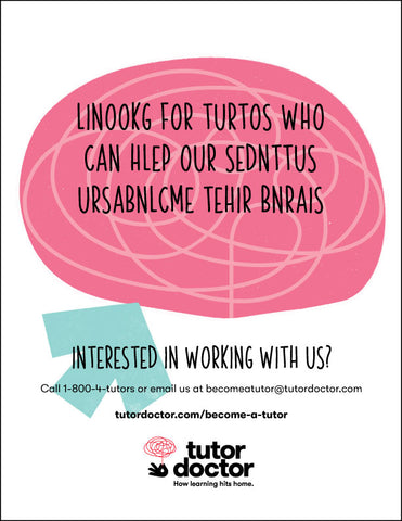 Tutor Recruitment Flyer - English Tutors